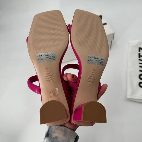 SCHUTZ New in Box Ully Double Strap Slide in Pink // 8.5 - Picture 8 of 12